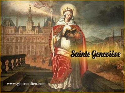 Vie de Sainte Geneviève patronne de Paris