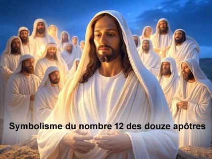 Symbolisme du nombre 12 des douze apôtres de Jésus