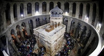La tombe du Christ est menacée de destruction