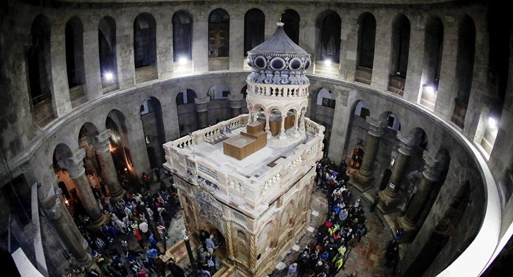 Le tombeau du Christ menacé de destruction - www.gloireadieu.com