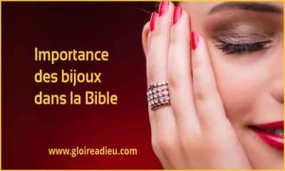 Importance des bijoux, parures et parfums dans la Bible