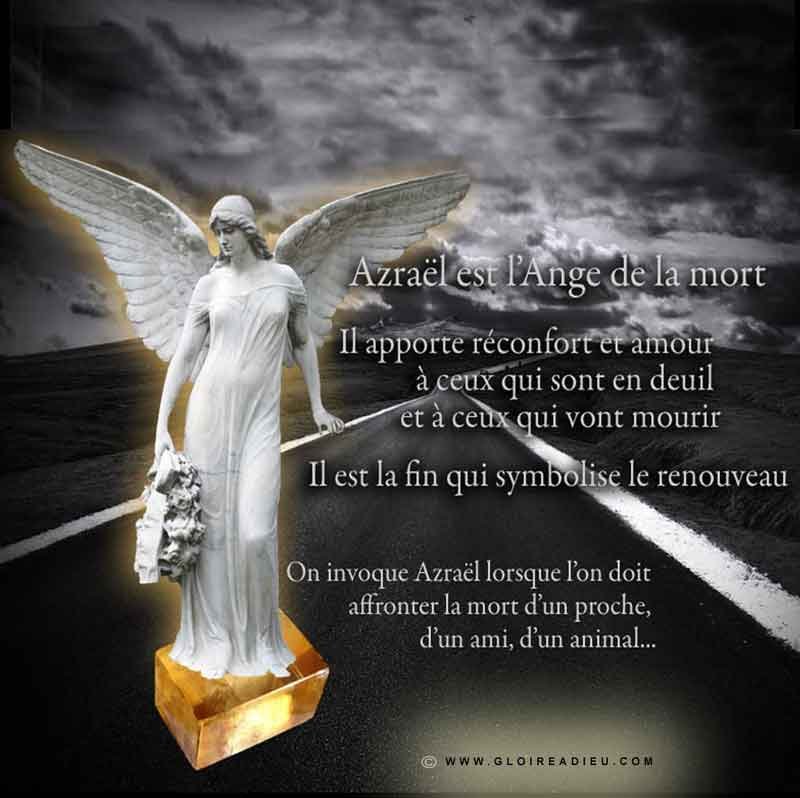 Image de l’ange Azraël, l’ange de la mort et du deuil