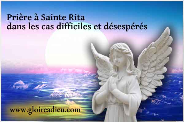 Prière à Sainte Rita pour débloquer une situation difficile