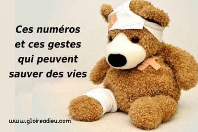 Numéros d’urgence, gestes qui sauvent, symboles des produits dangereux