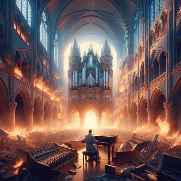 Incendie de Notre-Dame de Paris : la dépose du grand orgue