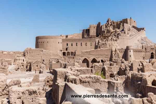  citadelle de Bam en Iran est la plus grande structure en adobe du monde