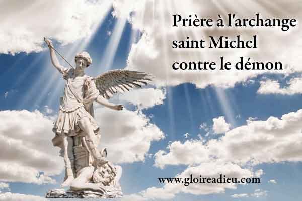 Prière à l’archange saint Michel contre le démon