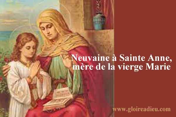 Neuvaine à Sainte Anne, mère de la vierge Marie