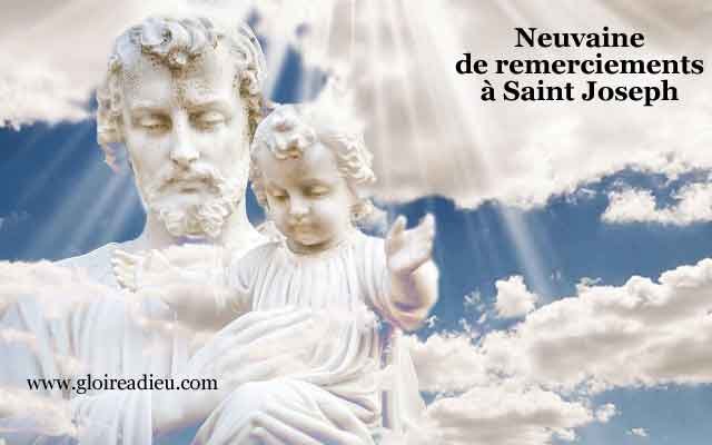 neuvaine de remerciements à Saint Joseph