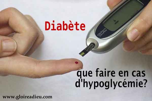 Diabète: que faire en cas d’hypoglycémie?