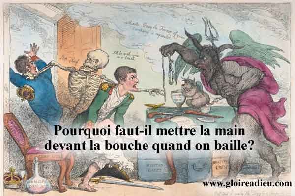 Est-ce que bailler peut éloigner le diable?