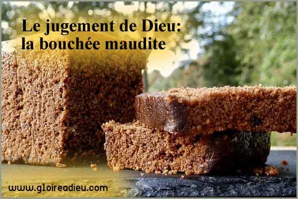 Le jugement de Dieu: la bouchée maudite