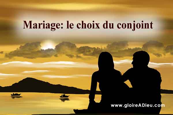 Mariage: le choix du conjoint
