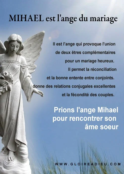 MIHAEL est l’ange du mariage