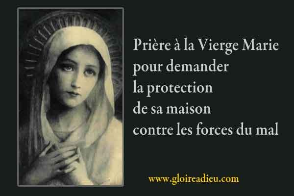 Prière à la Vierge Marie pour protéger sa maison