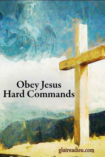 Hope to Obey Jesus Hard Commands