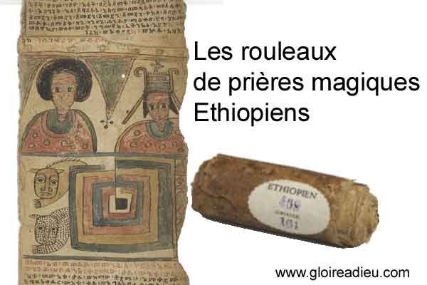 Les rouleaux de prières magiques Ethiopiens