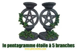 Que représente le pentagramme étoile à 5 branches?