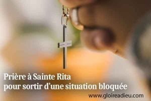 Prière à Sainte Rita pour sortir d’une situation bloquée