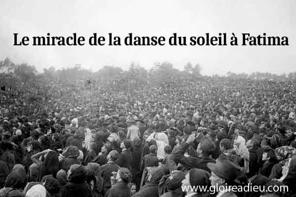 miracle de la danse du soleil à Fatima
