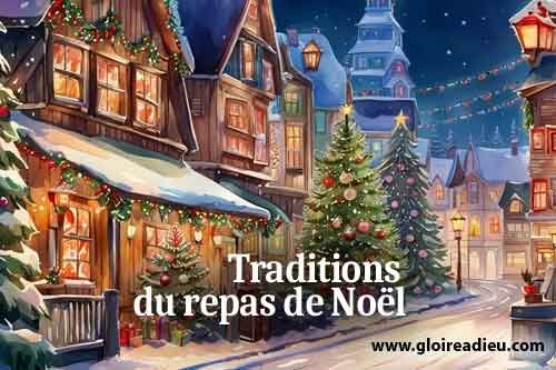 Les traditions du repas de Noël