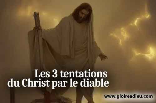 Les 3 tentations du Christ par le diable