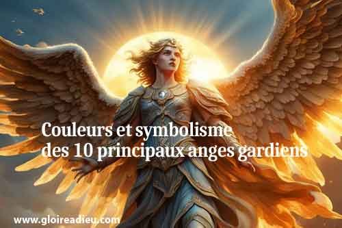 Couleurs et symbolisme des 10 principaux anges gardiens