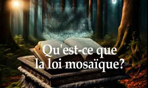 Qu’est-ce que la loi mosaïque?