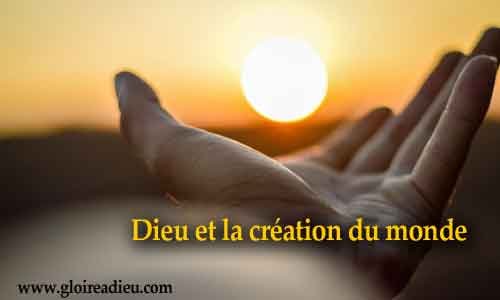 Dieu et la création du monde