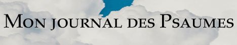 journal personnel des psaumes de la bible
