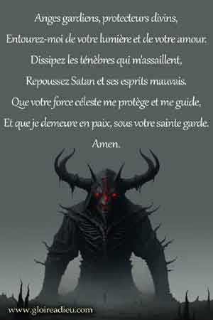 Prière de protection contre Satan