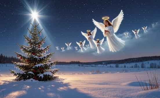 L&rsquo;arbre de Noël , une belle histoire du sapin de Noël