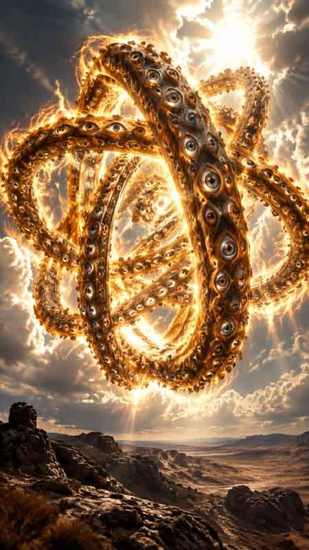 Les anges Ophanim sont les roues et les yeux du char céleste