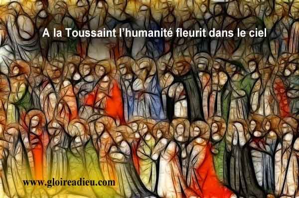 A la Toussaint l’humanité fleurit dans le ciel