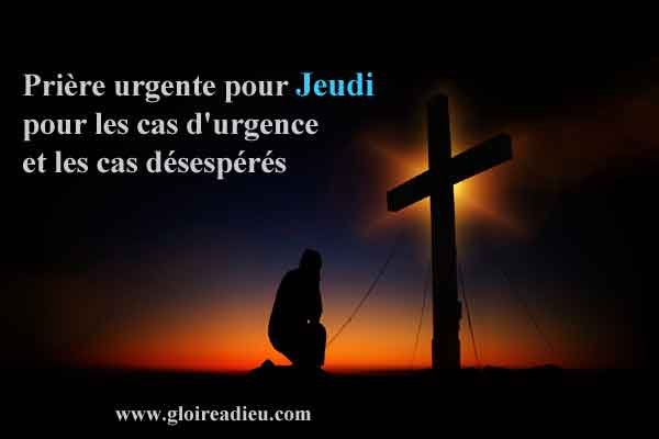 Jeudi : prière urgente à son ange gardien