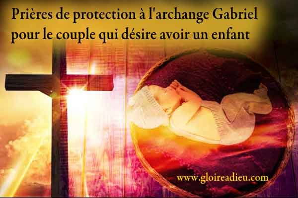 Prières de protection à l’archange Gabriel pour avoir un enfant